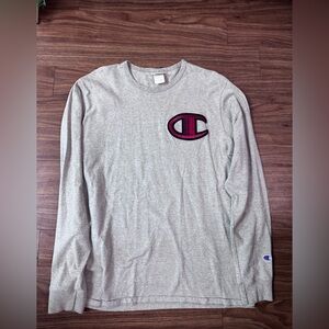 Champion Heather Gray Long Sleeve XL